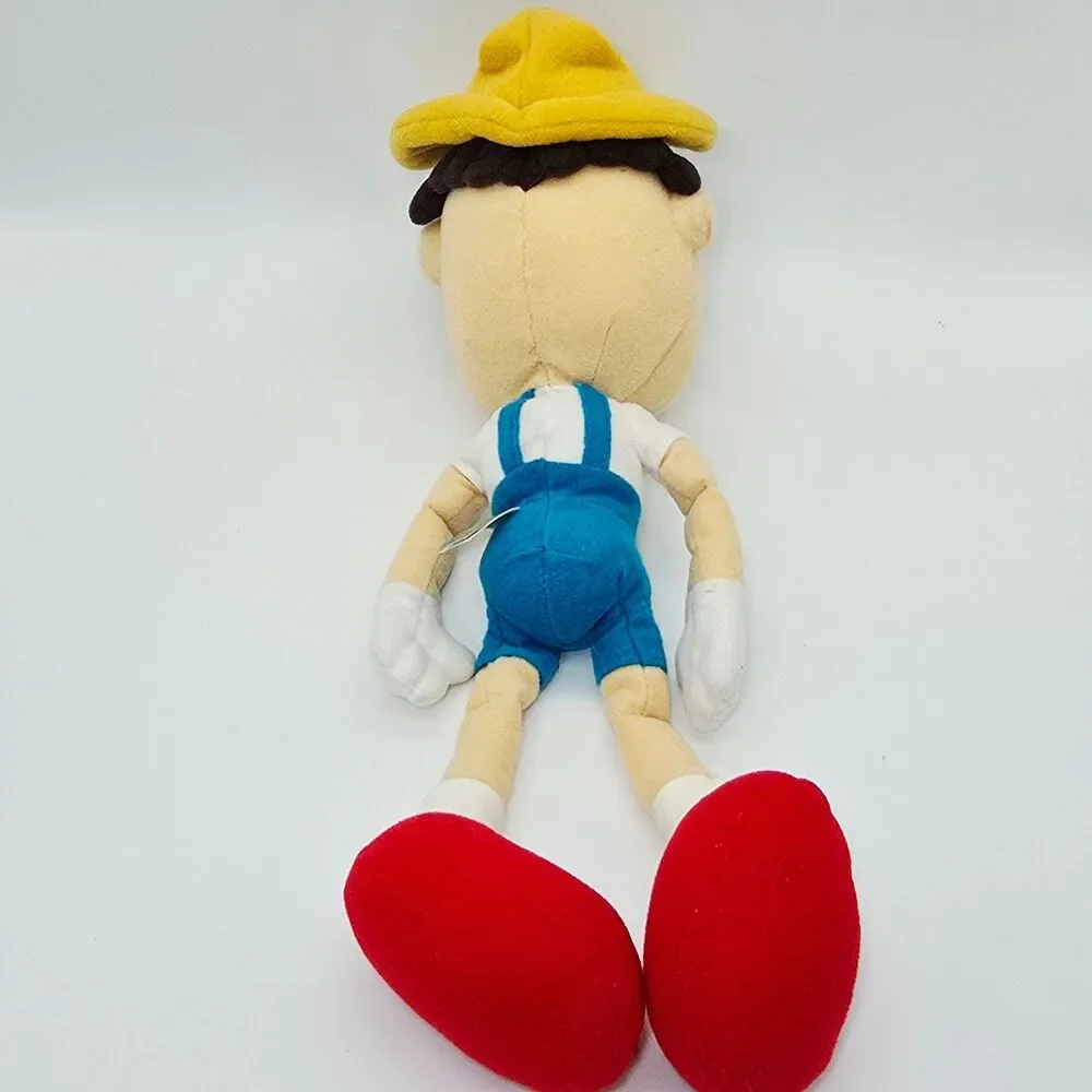Shrek The Third Pinocchio Plush Rare Stuffed Toy Dreamworks Leaf Nose